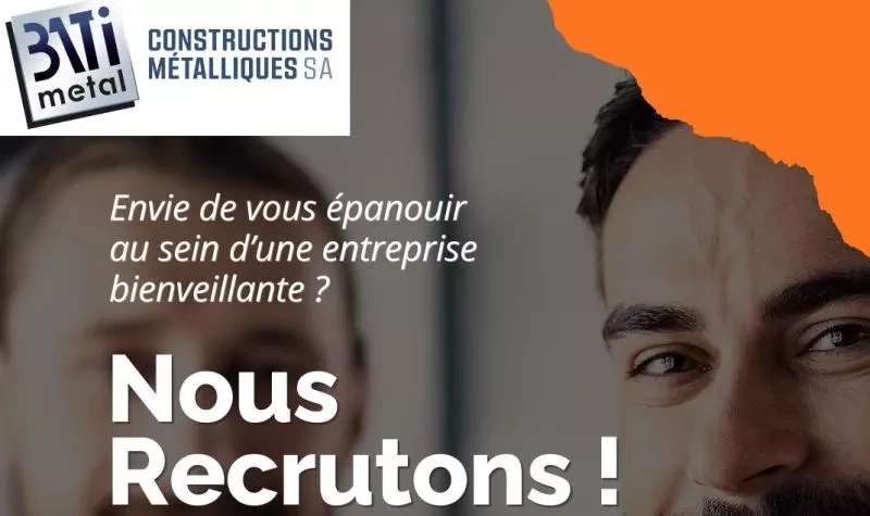 Logo Batimetal recrute!
